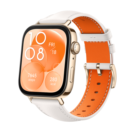 HUAWEI Watch FIT 3 Cuir Blanc