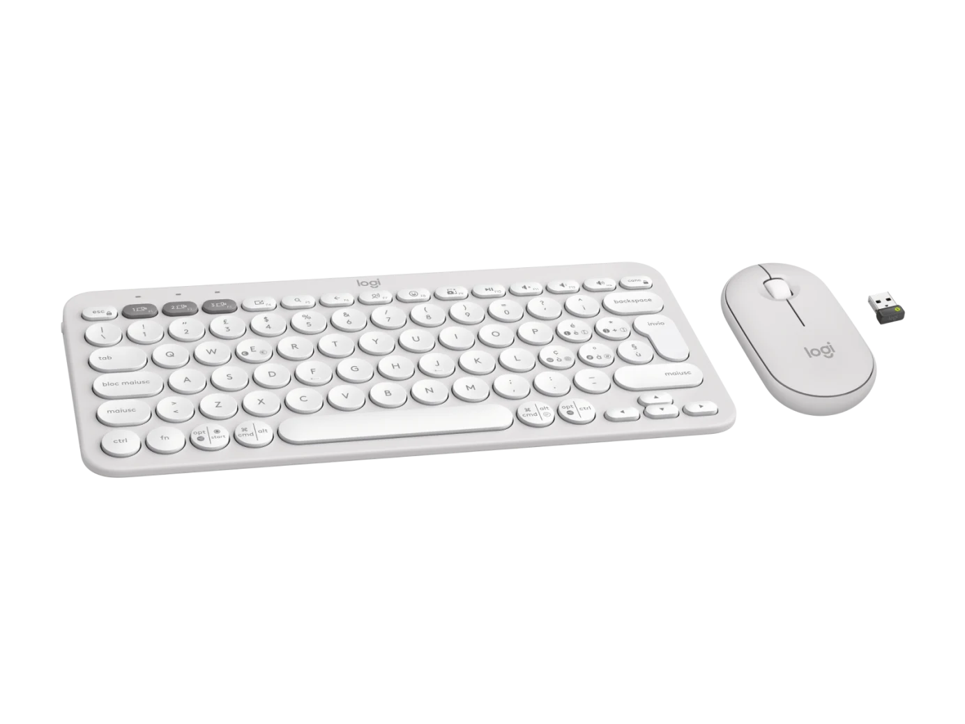 Logitech PEBBLE 2 COMBO (Blanc)