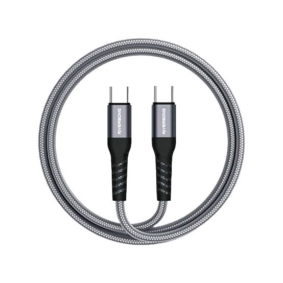 RIVERSONG Hercules C6 (CT50) Câble de Charge Rapide 100W 5A PD,USB-C vers USB-C, 2 M,480 Mbps,Gris